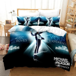 Michael Jackson 3D UUS tekikott padjap&uuml;&uuml;r voodipesukomplekt t&auml;iskasvanu poiss t&uuml;druk magamistoa kaunistus lapsed &uuml;hekohaline kahekohaline suur 135x200cm black