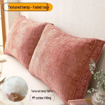 Tekstuuriga kanepist 3D peatsipadi Pehme polsterdus Paks tatami diivani nimmetugi Pestaav nimmetugi 60x50x10 cm Pillowcase Only