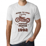 Meeste Vintage T-s&auml;rk Graafilise T-s&auml;rgiga Easy Rider Alates 1992. aastast Vintage Valge XS anti-flash valge v&auml;rv