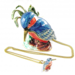 Lily-Crystal [H7947] &ndash; 'Martin P&eacute;cheur' ehtekarp + juveel sinine