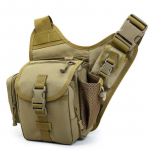 Camping Tactical Chest Molle System Military Crossbody Pouch Sling veekindel Sac De Sport kott pruun