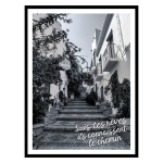 Les Tr&eacute;sors De Lily [Q7684] - Toile noir & blanc 'Citations' (suis tes r&ecirc;ves ils connaissent le chemin) - 40x60 cm must