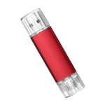 Linkee Micro USB 2.0 Flash Drive OTG Adapter U Disk Thumb Stick Pen telefoniarvuti jaoks 64GB punane