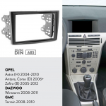Autoraadio fascia paneel OPEL Astra (H) 2004-2010 jaoks; Antara, Corsa (D) 2006&ndash;2015; Zafira (B) 2005&ndash;2012 esipaneeli armatuurkomplekt, paigaldage raami trimmimise adapter