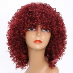 Ilus l&uuml;hikeste lokkis juustega blond s&uuml;nteetiline parukas naistele (v&auml;rv: 4 v&auml;rvi)