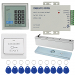 Ukse sissep&auml;&auml;su kontrolls&uuml;steemi komplekt parooliga hostkontroller + 180KG396lb elektriline magnetlukk mitmev&auml;rviline