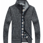 Talvekampsun Meeste Kampsun Velvet Paksud vabaaja Topid Lahedad soojad riided Meeste kampsun XXL tumehall v&auml;rv