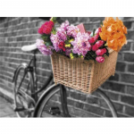 Teemantidega 5D-v&auml;rv Lilles Tee ise Teemantmaal Roos Mosaiik Rhinestones Pildid Seinakunst K&auml;sit&ouml;&ouml; Full Round 20X30CM punane