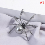 1 tk Spider Pross Naistele Korsas Kingitused Meestele Aksessuaarid Moeehted hall v&auml;rv