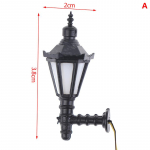 Miniarhitektuurne sisehoovi seinavalgusti valgusmudel must v&auml;livalgusti nukumaja A