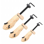 Unisex 1 tk jalatsikandur puidust kingade puuvormimisriiul, puidust reguleeritavad lamedad L:42-46