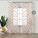 1TK NAPEARL Daisy Flower l&auml;bipaistev kardin Magamistoa K&ouml;&ouml;k Moodne Kaasaegne t&uuml;llkardin W100cm x L130cm
