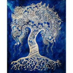 5D DIY teemantmaali puu ristpistes komplekt Mosaiik Teemanttikandid Roos T&auml;is&uuml;mmargune/ruudukujuline puur Kodukaunistus Round 20x30cm