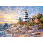 5D DIY Teemantmaal Dekoratiivne maastik T&auml;isringi puurimismaastik Teemanttikandid Ristpistekomplektid Kodukaunistuse kingitus Round 50x70cm