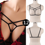 Uus Pentagrami v&ouml;&ouml; Sexy Ladies naiste keharakmed rinnahoidja rinnahoidja Bondage pesu rinnahoidja gooti stiilis sukapaela rihmahoidjad, rakmed naistepesu 12