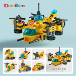 6in1 3D City Street Harivad m&auml;nguasjad Ehitusklotsid M&auml;nguasjad 6 IN 1 City seeria klotsid M&auml;nguasjad poistele Kingitused lastele City Building-136Pcs