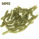 Kalastusterminali otsatarvikud Hair Chod Rig Hook Line Aligner sasipundumisevastased varrukad Green 20pcs