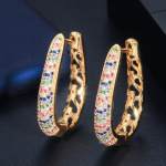 CMM luksuslikud vikerkaare kuupmeetri tsirkoonkollased kuldsed &uuml;mmargused k&otilde;rvar&otilde;ngad kuld