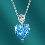 BELLA BOX S&uuml;dame ripats Kaelakee Mitmev&auml;rvilised Mood Pulma Ehted sinine