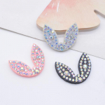 30 tk 26*20 mm Kawaii k&uuml;&uuml;likuk&otilde;rvad kivikristallplaastrid Dekoori aplikatsioonid Varustus Riie DIY Peakatted K&auml;sit&ouml;&ouml; Aksessuaarid roosa