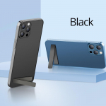 Fonken metallist telefonihoidja Universaalne mini kokkupandav lauaaluse kinnitus iPhone'ile Samsung Xiaimi Huawei L kujuga seljakleebis must