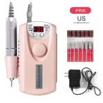 Elektriline k&uuml;&uuml;neseade Laetav k&uuml;&uuml;nte ripper k&uuml;&uuml;nte eemaldamise masin Vahetatav LCD-k&uuml;&uuml;neviil manik&uuml;&uuml;ri t&ouml;&ouml;riist, mis sobib koju US roosa