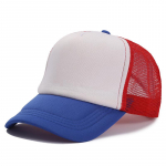 Unisex m&uuml;ts vabaaja tavalise v&otilde;rguga pesapallim&uuml;tsi reguleeritav Snapback m&uuml;tsid naistele meestele Hip Hop Trucker Cap 54cm-60cm punane/sinine