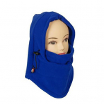 Unisex Winter Riding Hat Hooded Hat Thick Mask Balaclavas Outdoor Bike Warm Cap sinine