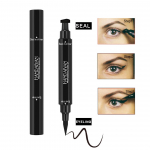 Double Head Black Eyeliner Pen Long Lasting Waterproof Eye Liner Vedelpliiatsiga jumestust&ouml;&ouml;riist