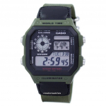 Casio World Time Alarm Digital AE-1200WHB-3BV AE1200WHB-3BV Meestekell hall