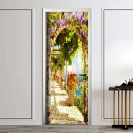 Uksekleebis Seinapaber 3D-tapeet DIY plakat Kunst Seinamaalingud Kodukaunistused Tsiteeri Kleebised Kaunistus Isekleepuv eemaldatav aed 38.5x200cmX2Pcs