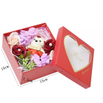 Roosi lillevanniseep armsa karu taime eeterliku &otilde;liga lilleseebi kinkekarp aastap&auml;evaks/s&uuml;nnip&auml;evaks/pulmadeks/s&otilde;brap&auml;evaks/emadep&auml;evaks roosa