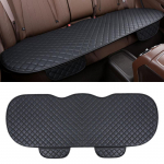 Luksusauto nahast istmekate Must autopadja kate Universaalne autopadja autoosad 1 Pack Rear Seat