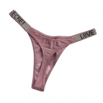 Suures suuruses Yst&auml;v&auml;np&auml;iv&auml; Trendikas Mugav Rhinestone T-selga l&auml;ikiv Lihtne Teemant G-String Puhastuskiri Kunstlik pehme string M