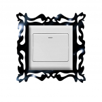 1 PC Switchi kleebis Kodukaunistusega seinapeegli stiilis pildiraamid kaupluse l&uuml;liti jaoks One Size must