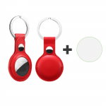 AirTag Case jaoks Nahast luksuslik kaitsekate + pehme kaitsekile