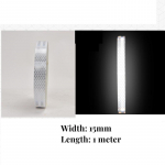 15 mm/30 mm DIY helkurkleebised autodele, mootorratastele, elektrijalgratastele, kiivritele, helkurribad, ohutushoiatusvelje kleebisteip 15mm * 1 meter