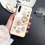 Cartoon Cuck Rabbit &uuml;mbris Samsung Galaxy A52 A70 A71 A73 A53 A13 5g A03 A72 A22 A21s A03 Core A42 karastatud klaasist kate jaoks For Samsung A03S