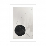 P&otilde;hjamaade stiilis tr&uuml;kk M&auml;ej&auml;rve paadi seinakunst Piltmaal Skandinaavia loodusmaastiku plakat Moodne elutoa sisustus A4 21x30cm No Frame