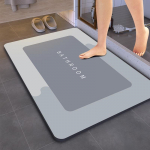 Super imav vaip, du&scaron;&scaron; libisemisvastane vannimatt Vannituba Lihtne vaip K&ouml;&ouml;k Sissep&auml;&auml;s Pehme uks Vanni k&uuml;lgmine Vannimatt Kodukaunistus 40cmX60cm