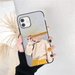 Classic Art Oil Paint telefoni&uuml;mbris iPhone 12 11 13 Pro Max X XR XS Max 12 13 Mini 7 8 Plus SE 2020 p&otilde;rutuskindel silikoonkate iPhone SE 2020