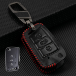 Nahast 3 nupuga auto tsingisulamist kokkupandav v&otilde;tmehoidja r&otilde;nga katte korpus Volkswagen Seat Ateca Leon Ibiza Skoda Fabia Tiguan jaoks must