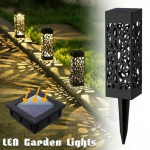 Solar Garden Ground Plug Light &Otilde;&otilde;nes Square Solar Lawn Light Outdoor Garden Court Light Warm light