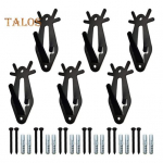 1 komplekti pealuu kuvari kronstein, mida on lihtne paigaldada, dekoratiivne, kergesti deformeeruv, kasulik seinakinnitus pealuu jaoks m&otilde;eldud konksud koduvarustus must