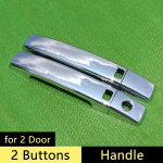 for Nissan Altima 2007 - 2012 L32A Chrome Handle Cover Trim Set Sedan Coupe 2008 2009 2010 2011 Accessories Stickers Car for 2 Door No Button