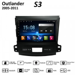 9-tolline Android Carplay Mitsubishi Outlander 2005-2011 autoraadio Multimeedia videopleier GPS-navigatsioon WIFI 2+32GB 2+32GB