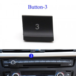 Armatuurlaua kliimaseade AC Vent CD-m&auml;ngija juhtkork AC nupu v&otilde;tme vahetus BMW F20 F21 F22 F30 F35 F34 F36 F45 jaoks Button-3