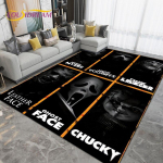 &Otilde;udusfilmide tegelaskujude seeria vaip, elutoa magamistoa vaibavaip, halloweeni kaunistus kummitusn&auml;gu jne libisemiskindel p&otilde;randamatt 230x160cm