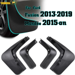 Komplekt vormitud porilappide jaoks Ford Fusion 2013- Mondeo mk5 2015-on porilapid Pritsmekaitsed porilapid porilauad poritiivad ees black