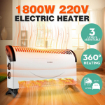 220V 1800W elektriline k&uuml;ttekeha Koduvanni termostaatk&uuml;ttekeha soojendaja ventilaator 3 tasemega reguleeritav ja astmeteta intelligentne soojendustraatk&uuml;tteseade